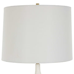 Helena White Slender Table Lamp - Ornate Home
