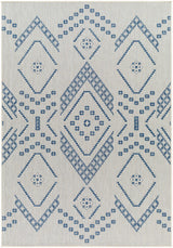 Helga Blue Outdoor Area Rug - Clearance - Ornate Home