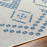 Helga Blue Outdoor Area Rug - Clearance - Ornate Home