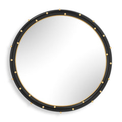 Helia Brass Round Mirror - Ornate Home
