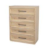 Helios Natural 5 Pc. Queen Bedroom Set - Ornate Home