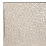 Helios Pure White/Capiz Shell Panel King Bed - Ornate Home