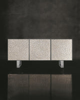 Helios White/Capiz Entertainment Credenza - Ornate Home