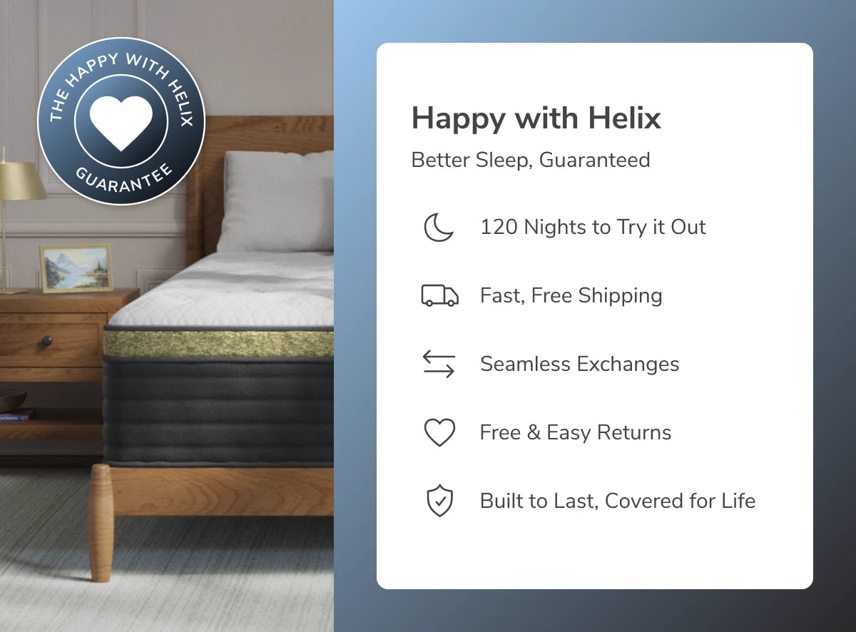 Helix Dawn Luxe White/Black Mattress