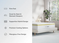 Helix Dawn White Mattress - Ornate Home