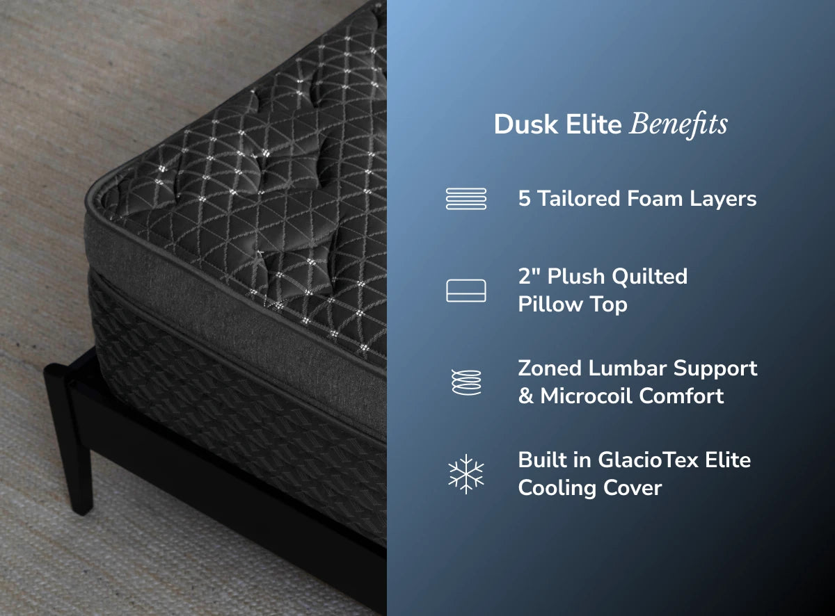 Helix Dusk Elite Black Mattress