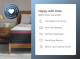 Helix Dusk Luxe White/Black Mattress