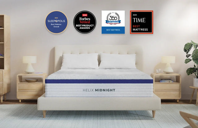 Helix Midnight White Mattress - Ornate Home