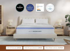 Helix Moonlight White Mattress - Ornate Home
