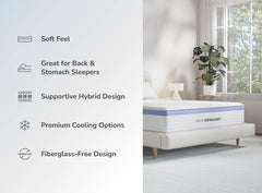 Helix Moonlight White Mattress - Ornate Home