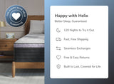 Helix Plus Luxe White/Black Mattress