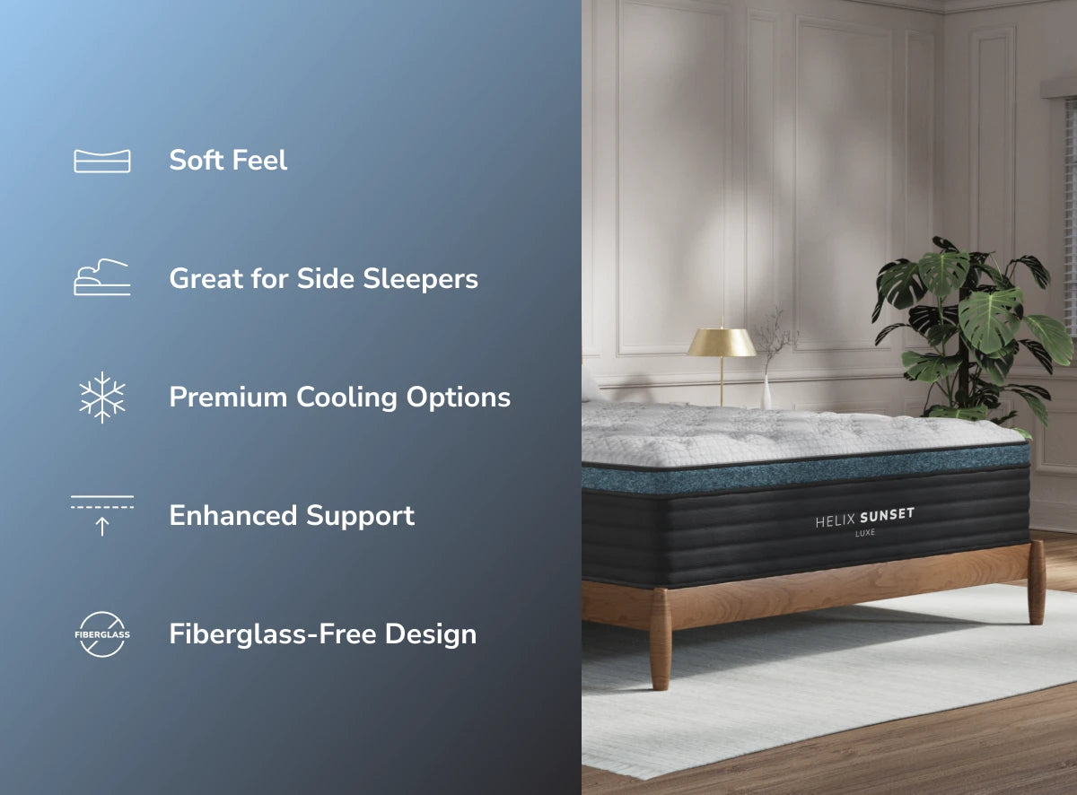 Helix Sunset Luxe White/Black Mattress