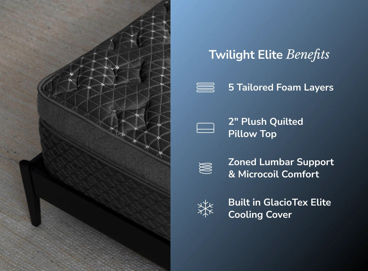 Helix Twilight Elite Black Mattress