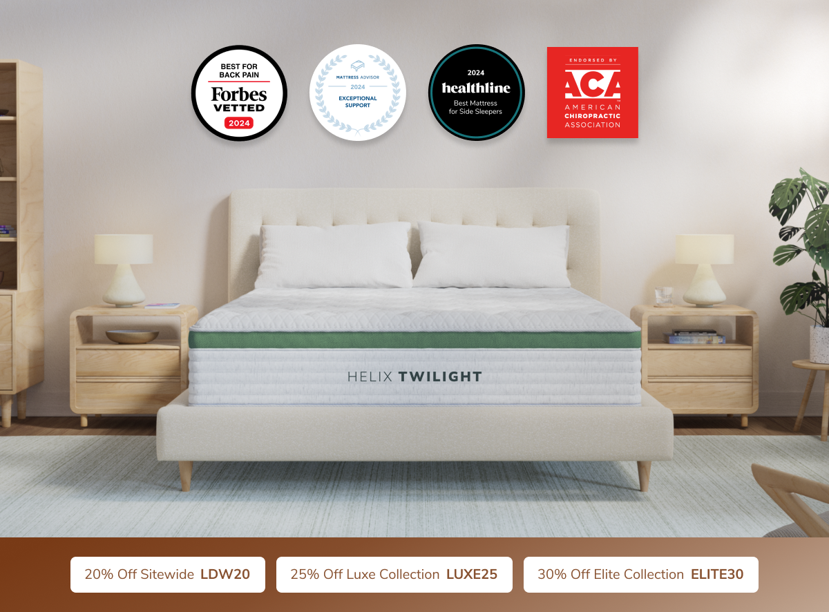 Helix Twilight White Mattress