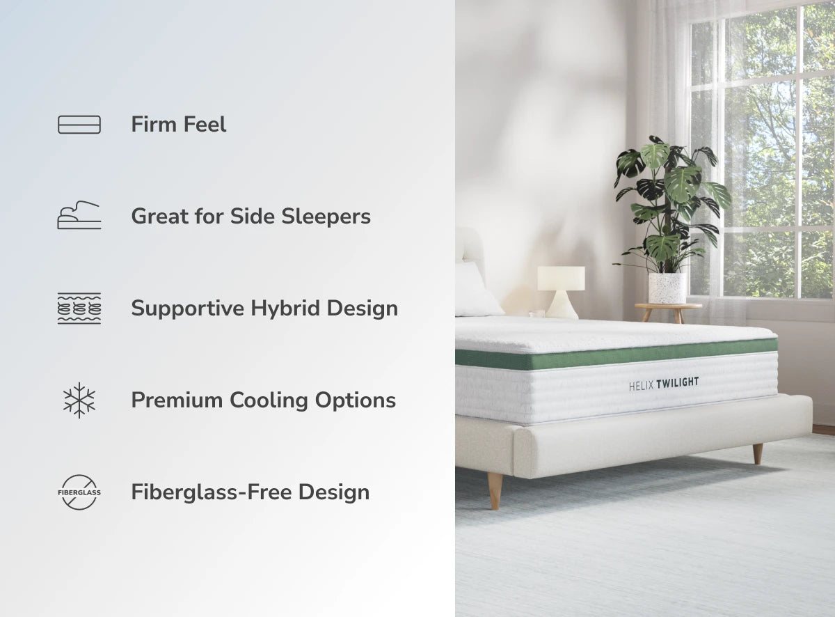 Helix Twilight White Mattress