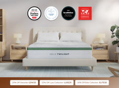 Helix Twilight White Mattress - Ornate Home