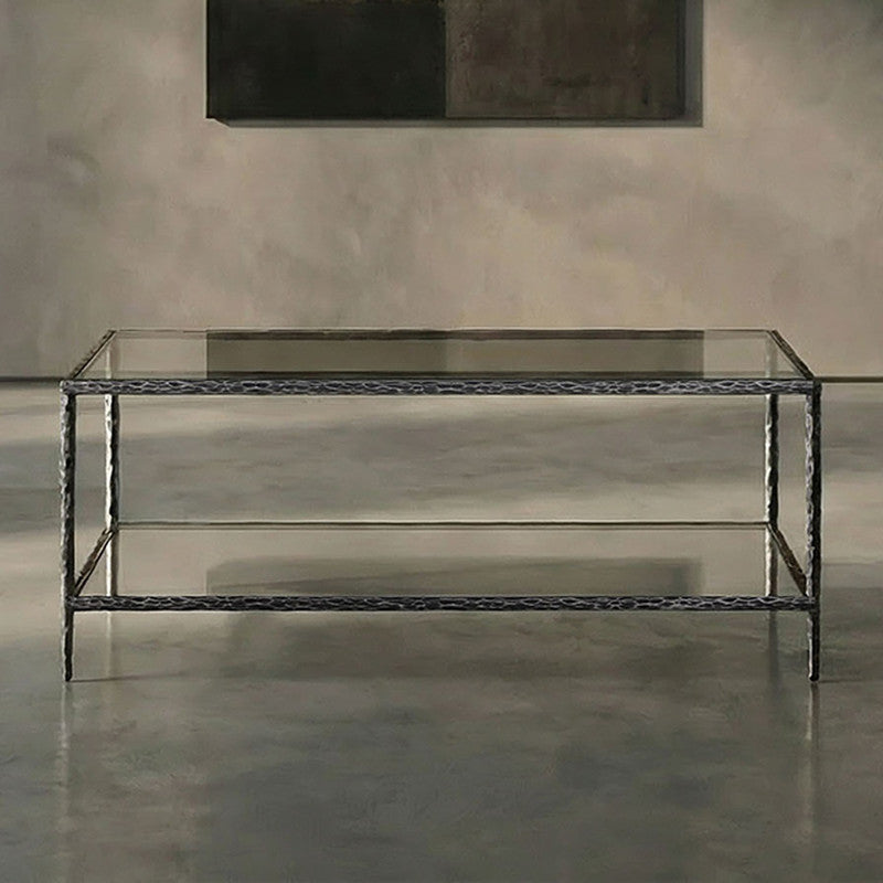 Helma Gunmetal Coffee Table - Ornate Home