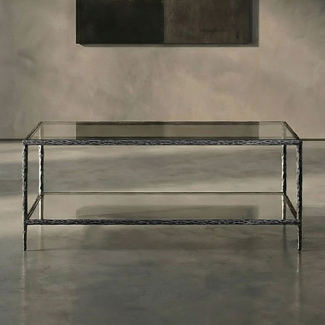 Helma Gunmetal Coffee Table - Ornate Home