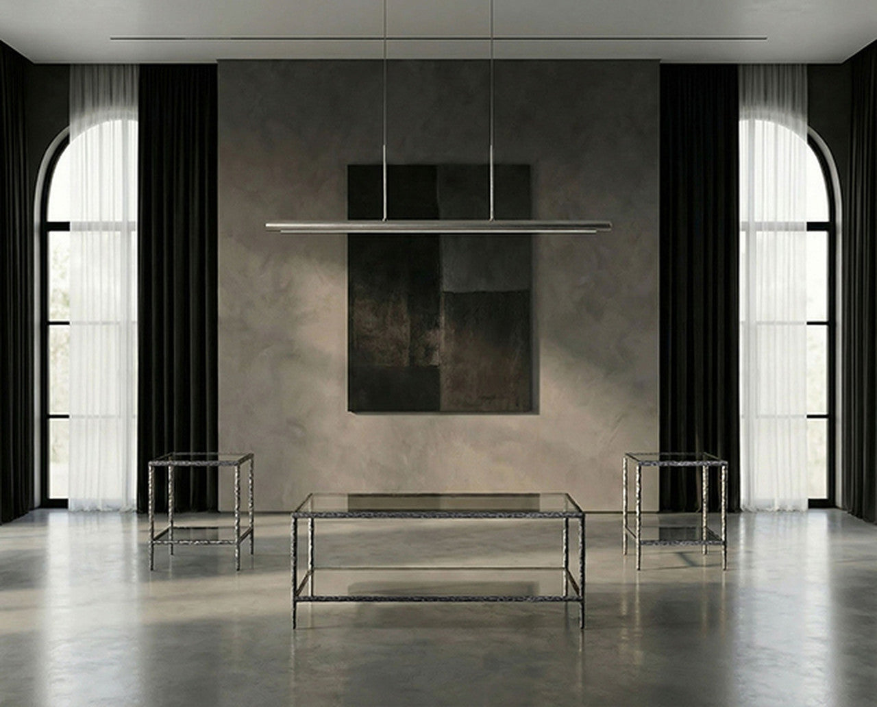 Helma Gunmetal Coffee Table - Ornate Home