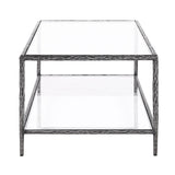 Helma Gunmetal Coffee Table - Ornate Home