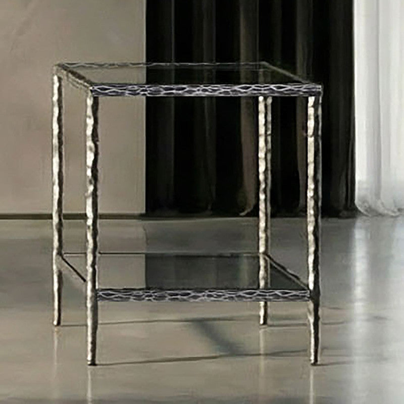 Helma Gunmetal End Table - Ornate Home