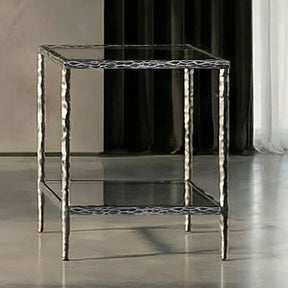 Helma Gunmetal End Table - Ornate Home