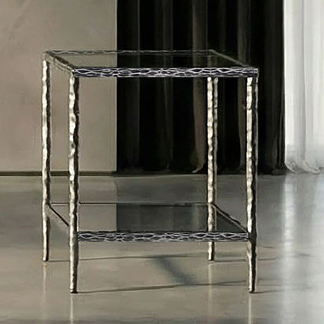 Helma Gunmetal End Table - Ornate Home