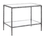 Helma Gunmetal End Table - Ornate Home