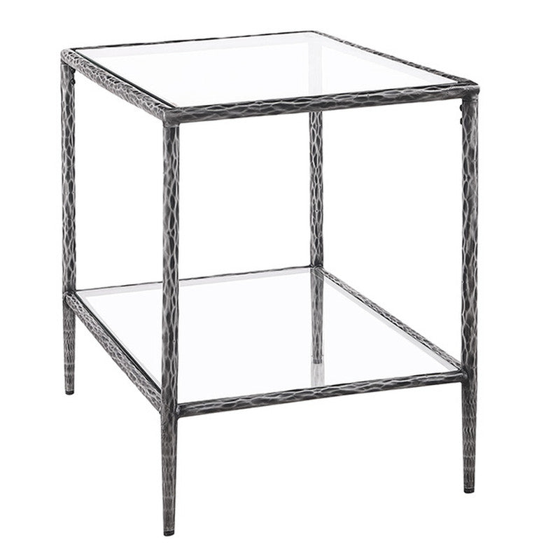Helma Gunmetal End Table - Ornate Home