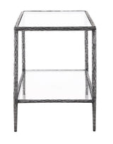 Helma Gunmetal End Table - Ornate Home