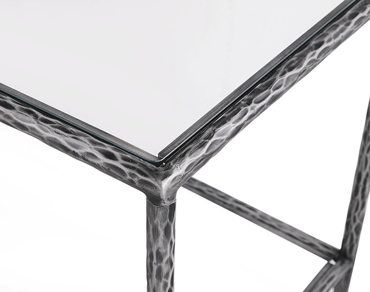 Helma Gunmetal End Table - Ornate Home