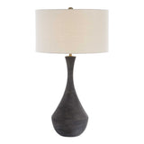 Helston Dark Charcoal Table Lamp - Ornate Home