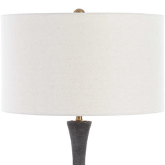 Helston Dark Charcoal Table Lamp - Ornate Home