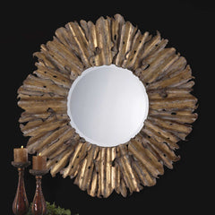 Hemani Antique Gold Mirror - Ornate Home