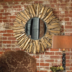Hemani Antique Gold Mirror - Ornate Home