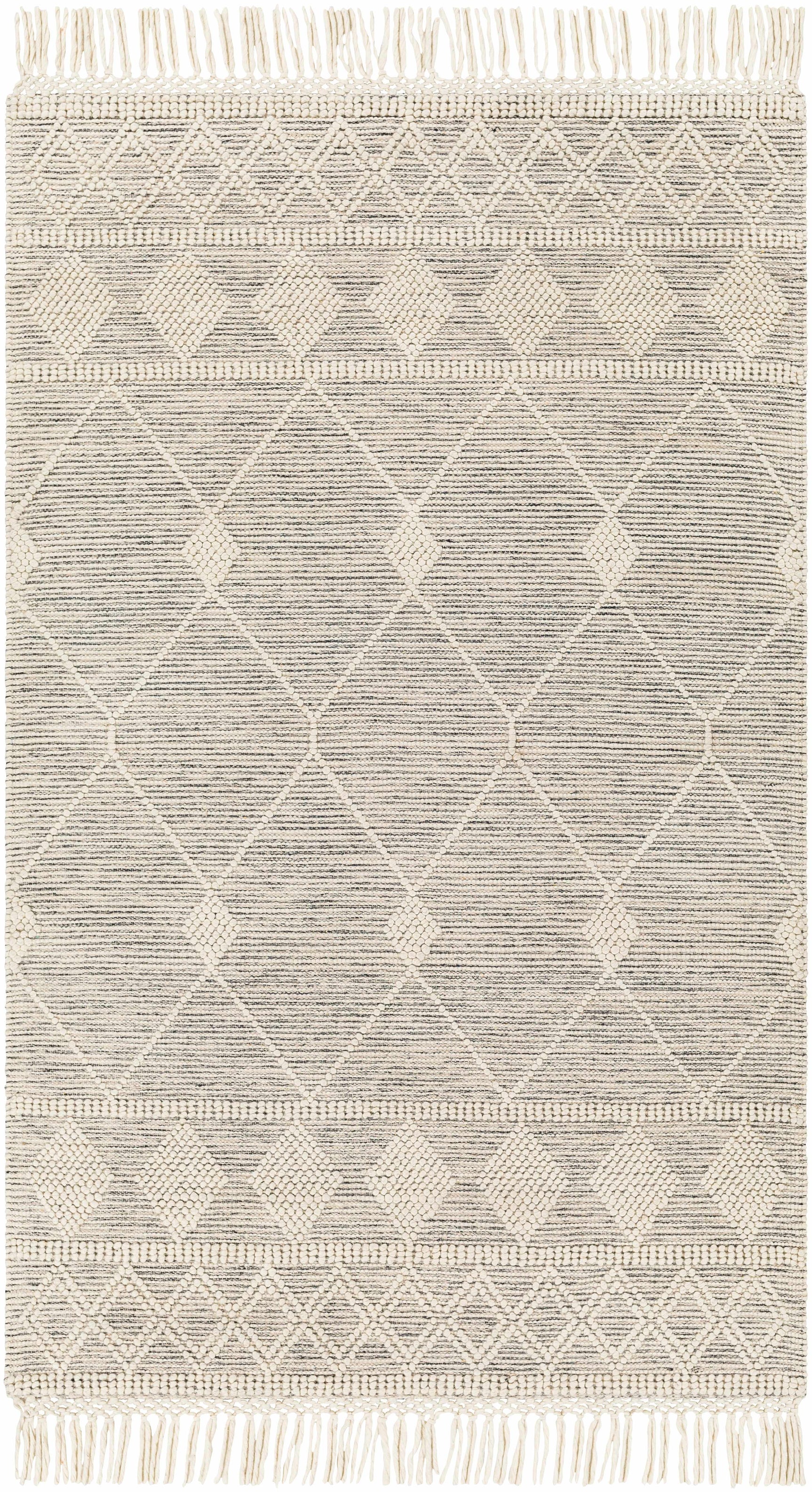 Hemingway Wool Rug with Tassels - Clearance - Ornate Home