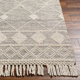 Hemingway Wool Rug with Tassels - Clearance - Ornate Home