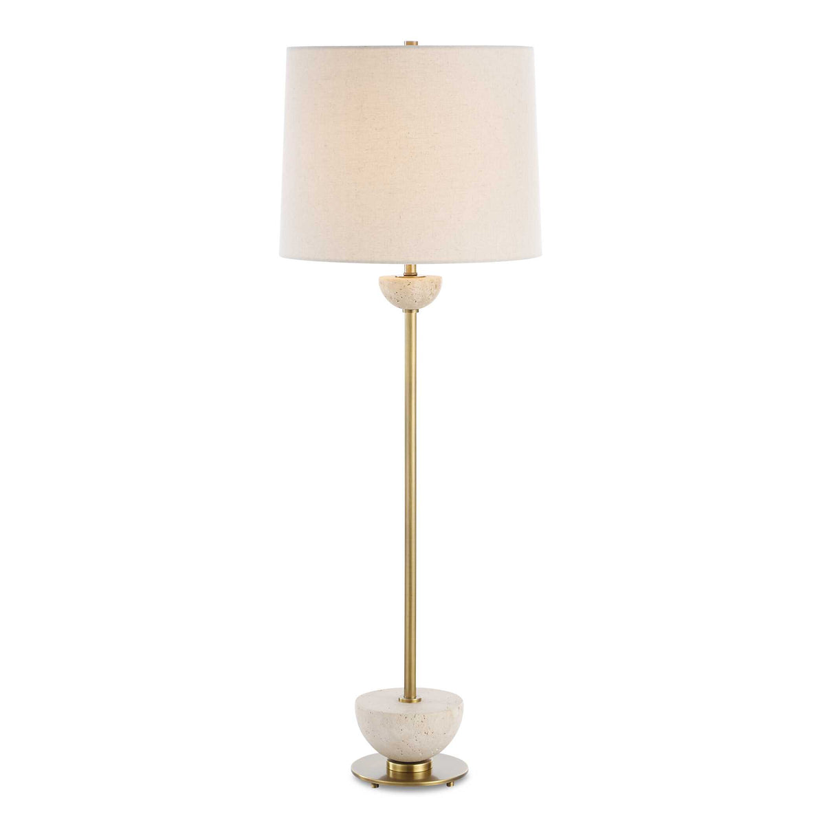 Hemisphere Brass Buffet Lamp - Ornate Home