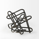 Henderson Black 7.7"H Metal Paperclip Decorative Object - Ornate Home