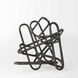 Henderson Black 7.7"H Metal Paperclip Decorative Object - Ornate Home