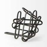 Henderson Black 7.7"H Metal Paperclip Decorative Object - Ornate Home