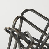 Henderson Black 7.7"H Metal Paperclip Decorative Object - Ornate Home