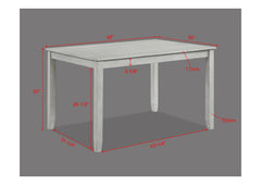 Henderson Driftwood 5-Piece Dining Set - Ornate Home