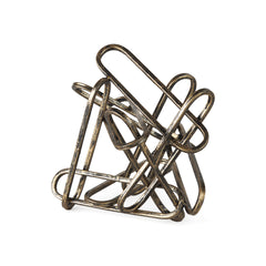 Henderson Gold Metal Paperclip Object - Ornate Home