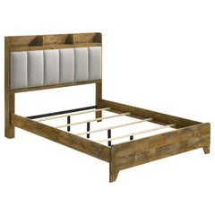 Henderson Medium Oak 4-piece Queen Bedroom Set - Ornate Home