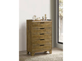 Henderson Medium Oak 5-drawer Bedroom Chest of Drawers - Ornate Home