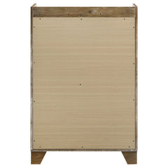 Henderson Medium Oak 5-drawer Bedroom Chest of Drawers - Ornate Home