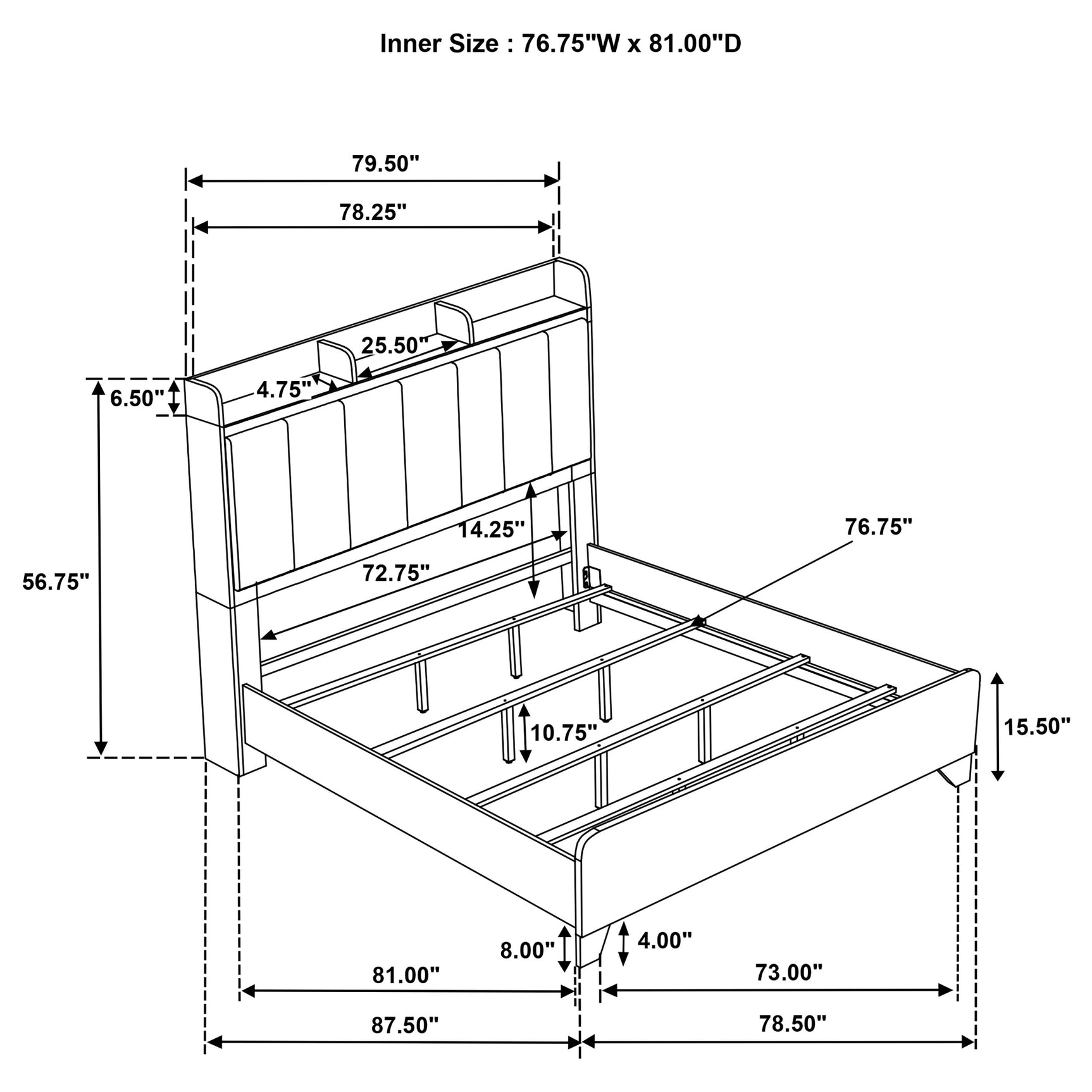 Henderson Medium Oak 5-piece Eastern King Bedroom Set - Ornate Home