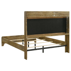 Henderson Medium Oak 5-piece Queen Bedroom Set - Ornate Home
