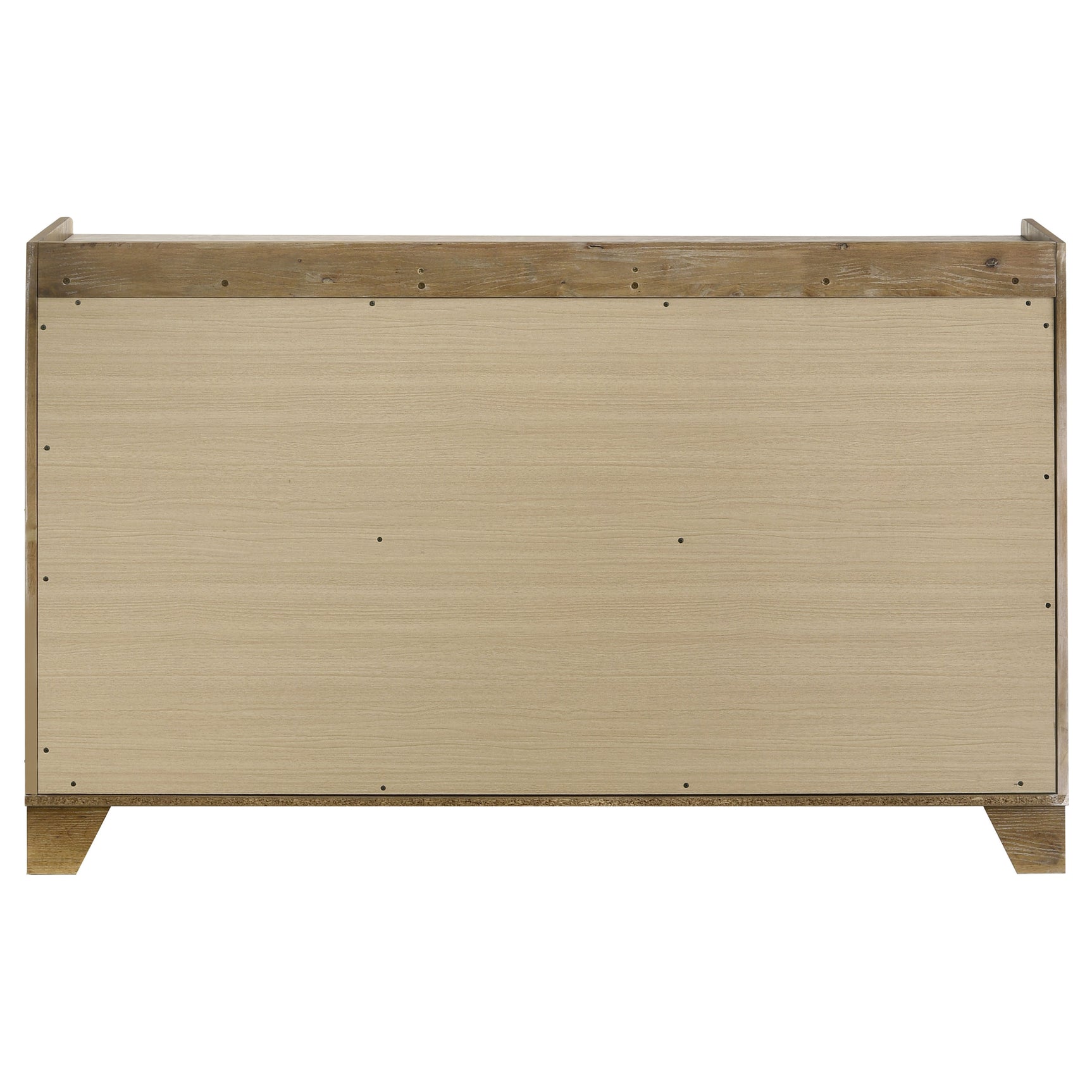 Henderson Medium Oak 6-drawer Bedroom Dresser Cabinet - Ornate Home